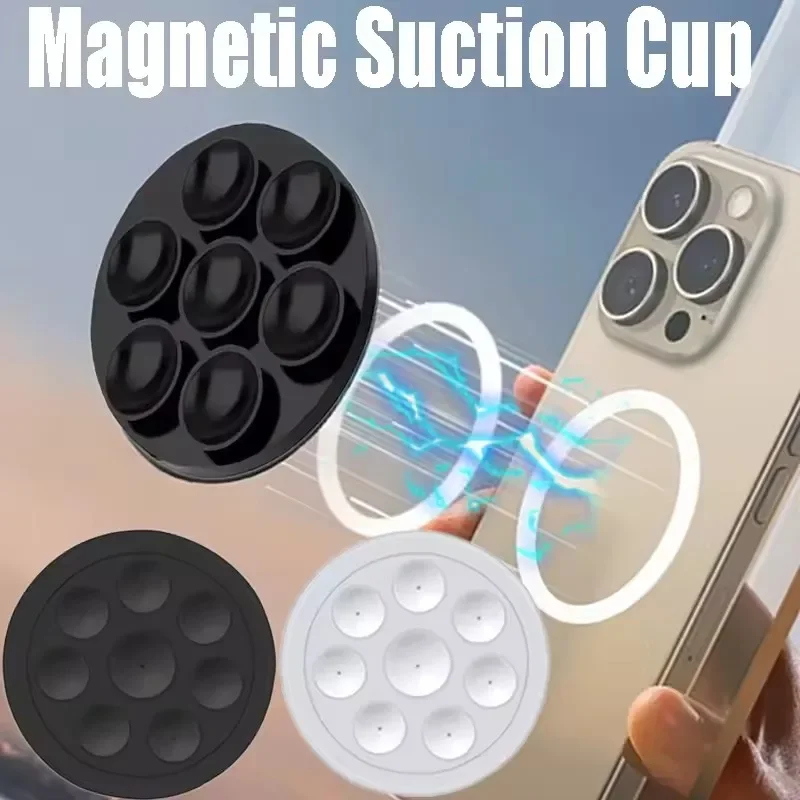 Phone Holder - ที่วางโทรศัพท์แบบแม่เหล็ก Magsafe พร้อมฐานซิลิโคน ติดผนังได้ ใช้ได้กับทุกรุ่น สำหรับ