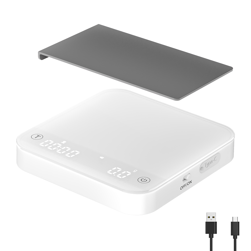 Power Bank - เครื่องชั่งกาแฟแบบพกพา ความแม่นยำ 0.1 กรัม 0.3 กรัม-2000