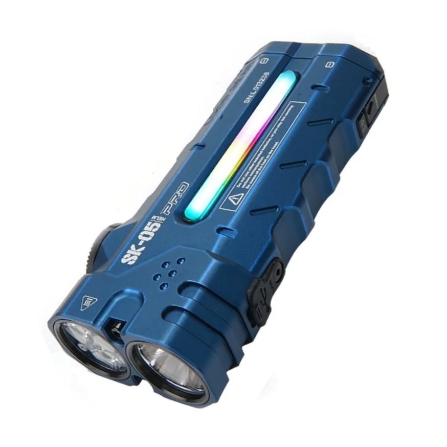 Power Bank - ไฟฉาย LED แบนทรงพลัง 4360LMS พร้อมพาวเวอร์แบงค์ 8000mAh