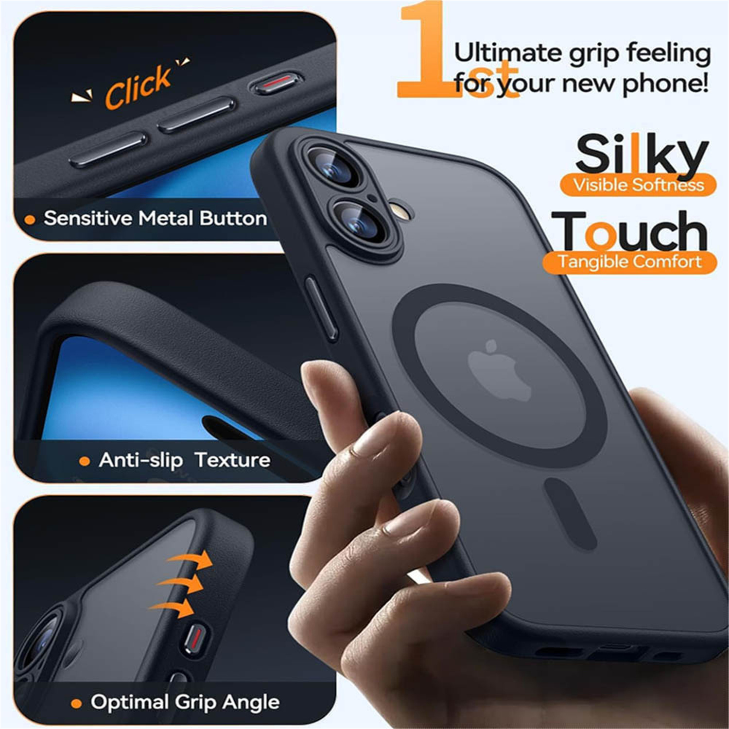 เคสกันกระแทกแบบแม่เหล็ก หรูหรา - Wireless Charger บทวิจารณ์และราคา