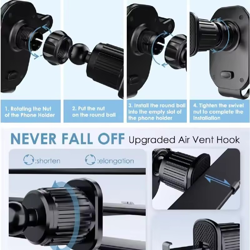 ที่ยึดโทรศัพท์ในรถยนต์แบบสากล  - Phone Holder บทวิจารณ์และราคา