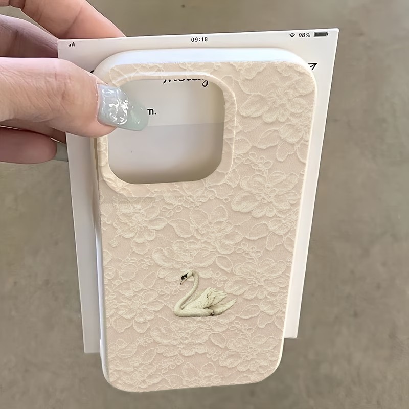 เคสโทรศัพท์ลายลูกไม้ลายหงส์ ผิ - Usb Charger บทวิจารณ์และราคา