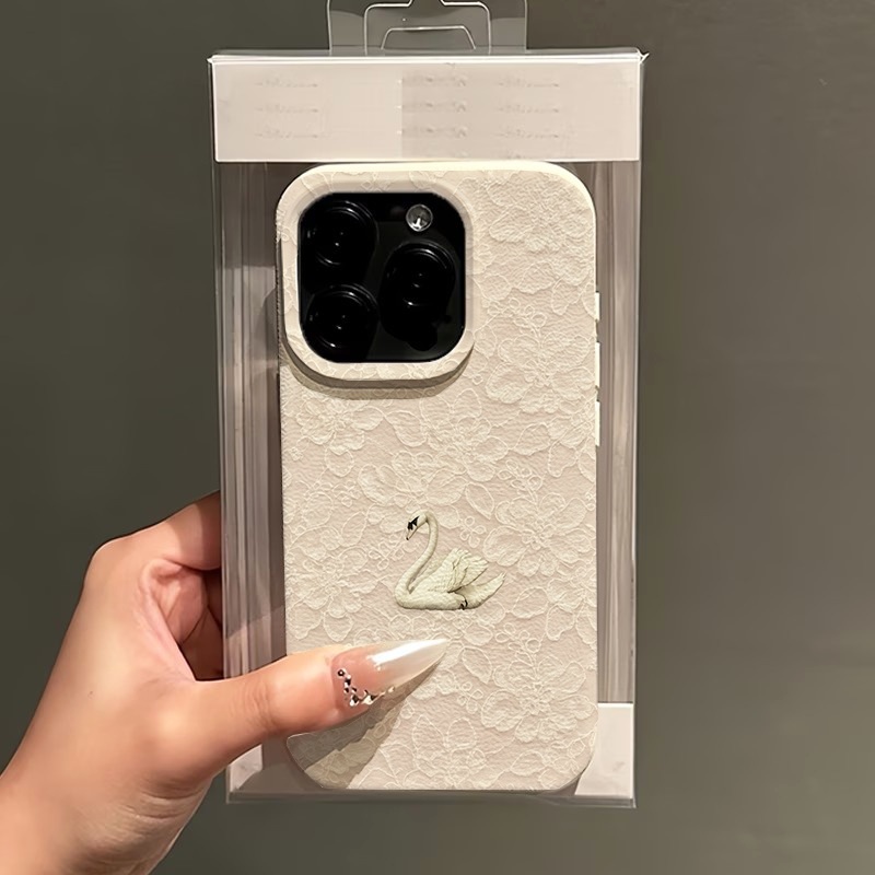 เคสโทรศัพท์ลายลูกไม้ลายหงส์ ผิ - Usb Charger บทวิจารณ์และราคา