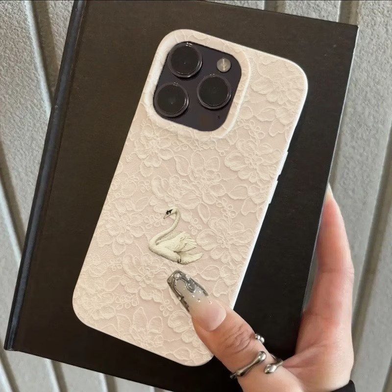 เคสโทรศัพท์ลายลูกไม้ลายหงส์ ผิ - Usb Charger บทวิจารณ์และราคา