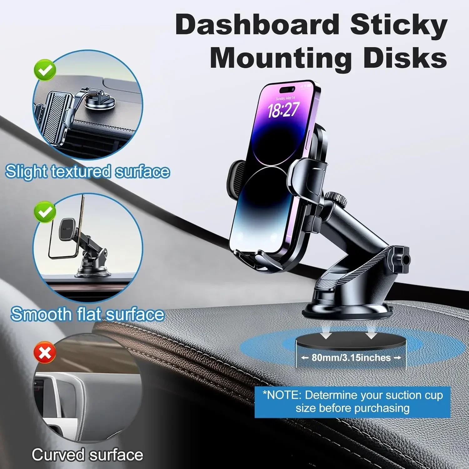 ชุดแผ่นกาวติดตั้งอเนกประสงค์สำ - Phone Holder บทวิจารณ์และราคา